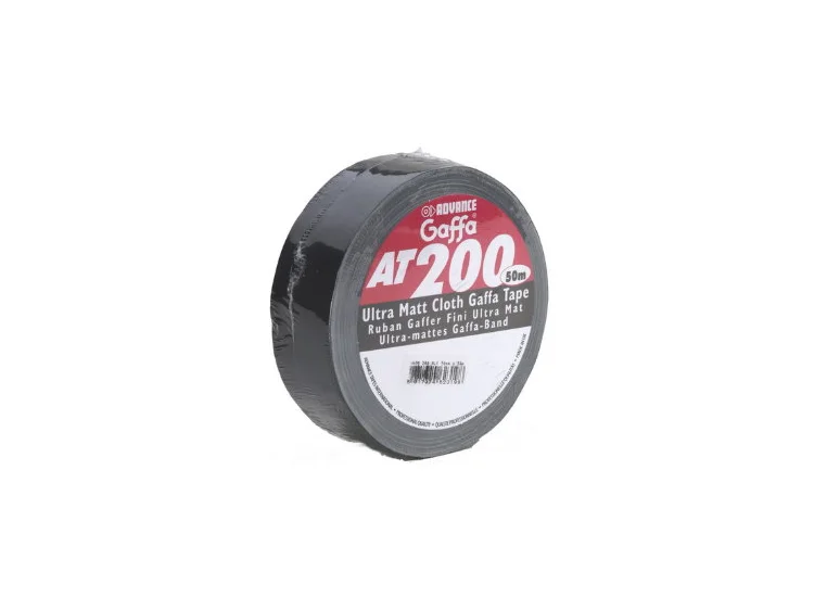 Advance Tapes AT 200 - Gaffa dull black 